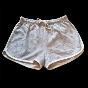 Light pink Disney Tinker Bell mini sweat shorts